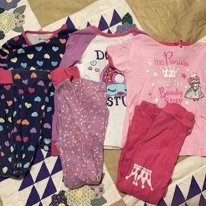 Lot of girls pajamas